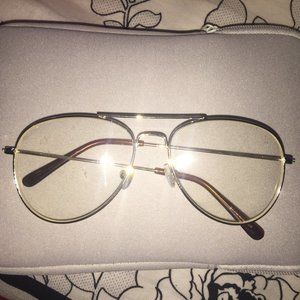 New non-prescription aviator glasses